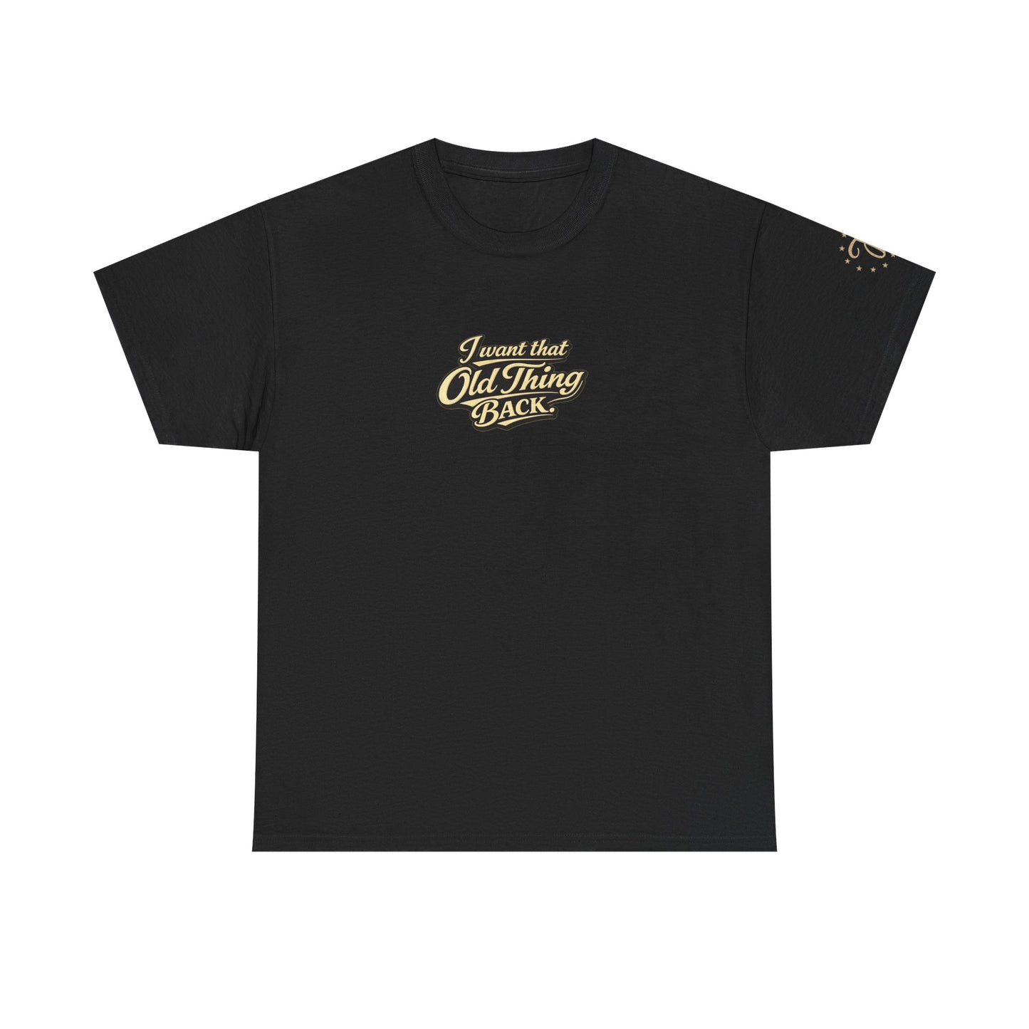 Retro Script Tee — "I want that Old Thing back" Vintage Style T‑Shirt