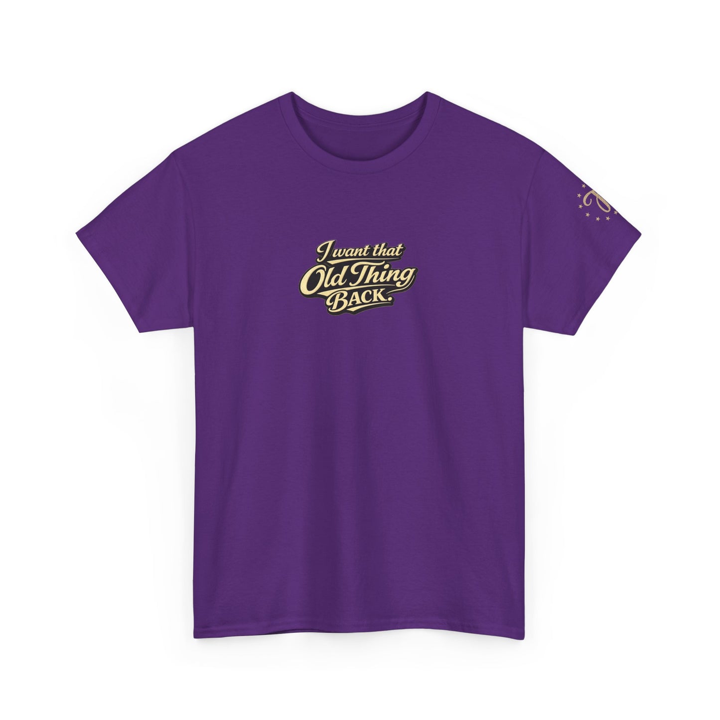 Retro Script Tee — "I want that Old Thing back" Vintage Style T‑Shirt