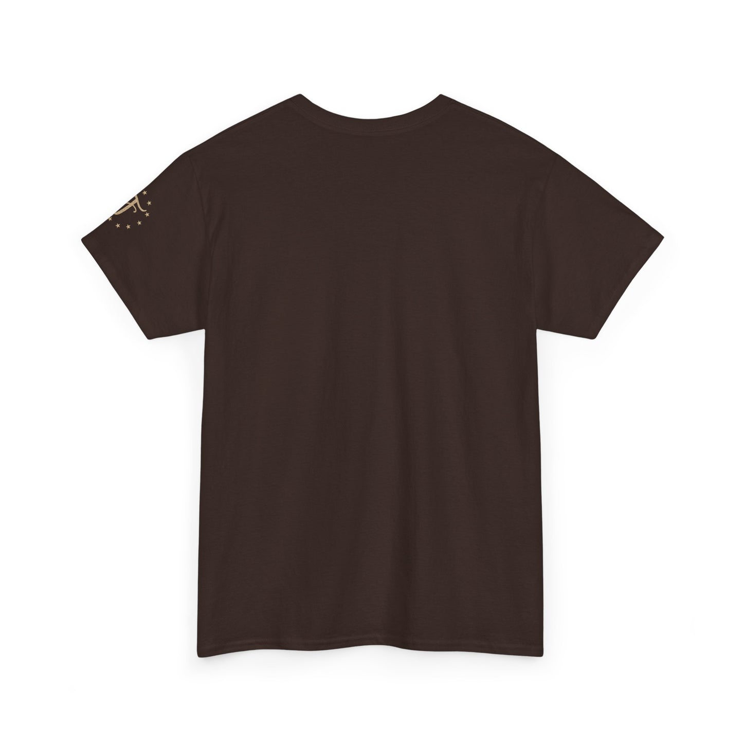T-Shirt — "Good Man" Scroll Design: Inspirational Quote Tee for Fathers & Gentlemen