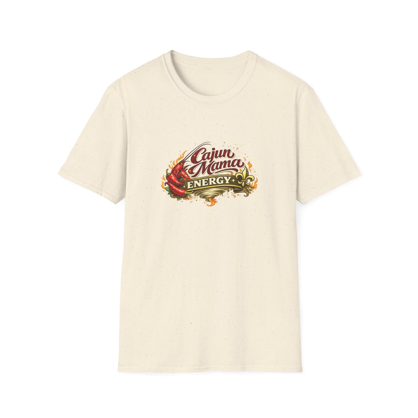 Cajun Mama Energy T-Shirt — Spicy Louisiana Pride Graphic Tee