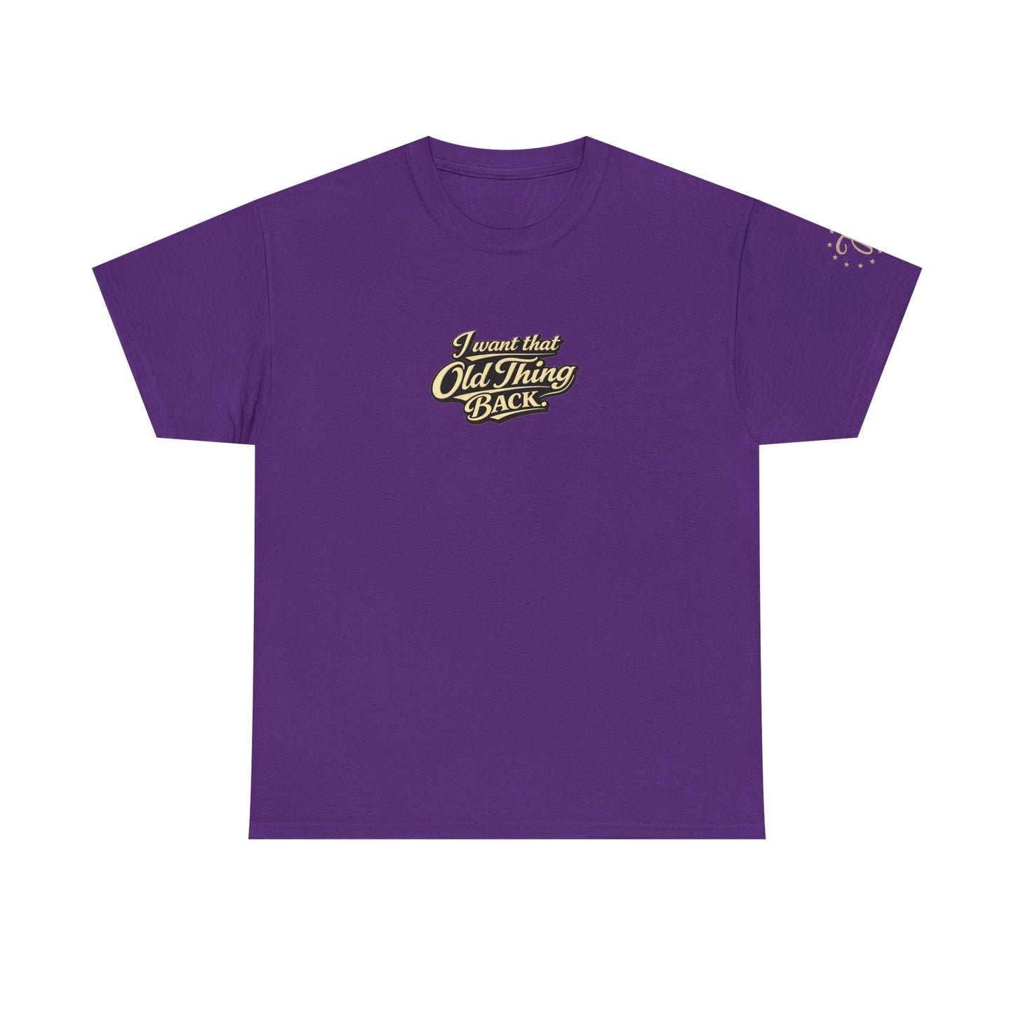 Retro Script Tee — "I want that Old Thing back" Vintage Style T‑Shirt