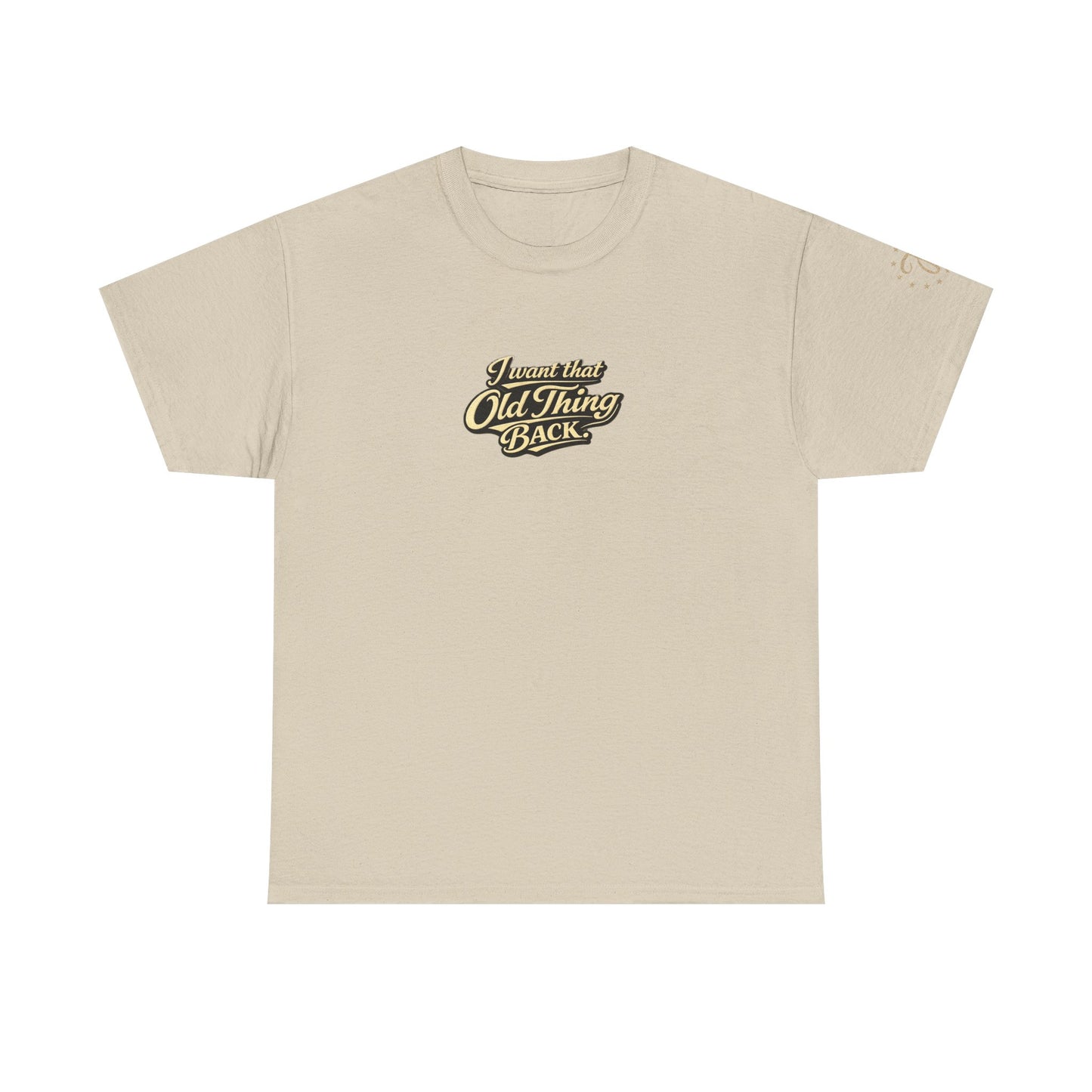 Retro Script Tee — "I want that Old Thing back" Vintage Style T‑Shirt