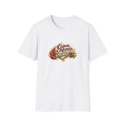 Cajun Mama Energy T-Shirt — Spicy Louisiana Pride Graphic Tee