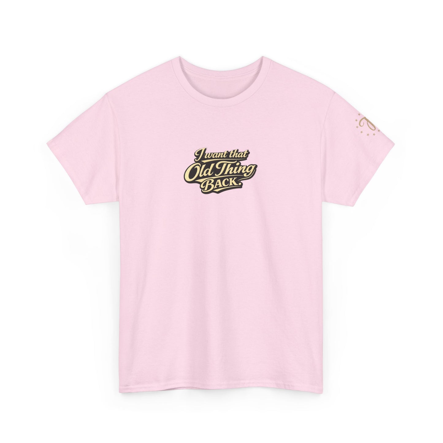 Retro Script Tee — "I want that Old Thing back" Vintage Style T‑Shirt