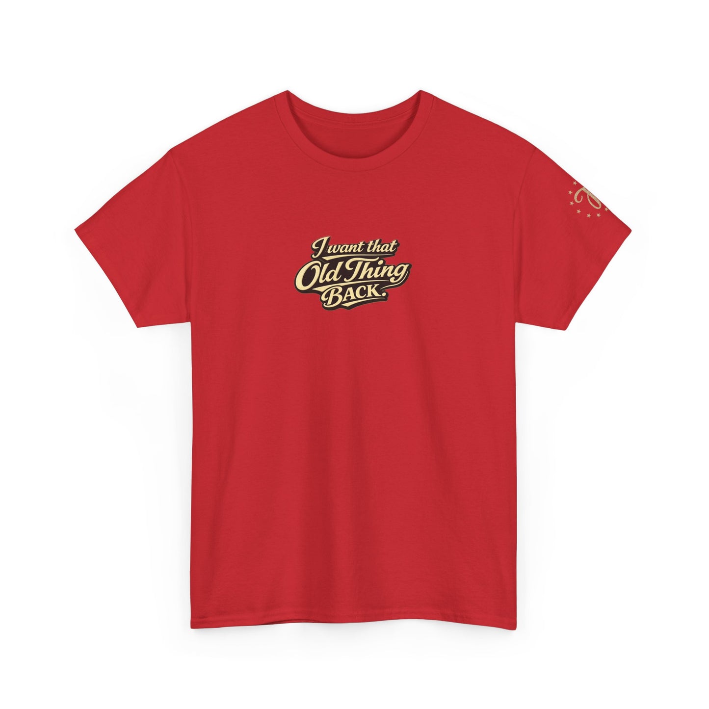 Retro Script Tee — "I want that Old Thing back" Vintage Style T‑Shirt